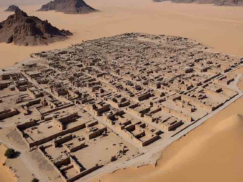 Kota Kuno Terkubur di Gurun